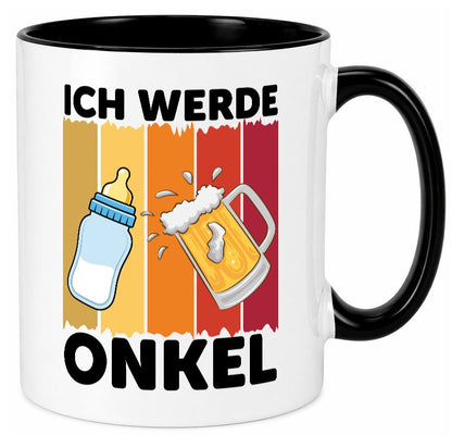 Ich werde Onkel | Patenonkel Schwangerschaft ankündigung v2 lustiger Spruch Tasse