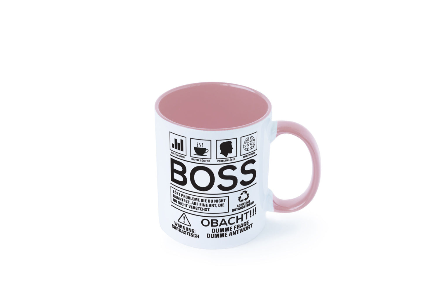 Achtung Probleme Boss | Führungskraft Vorgesetzter lustig Humor Geschenkidee