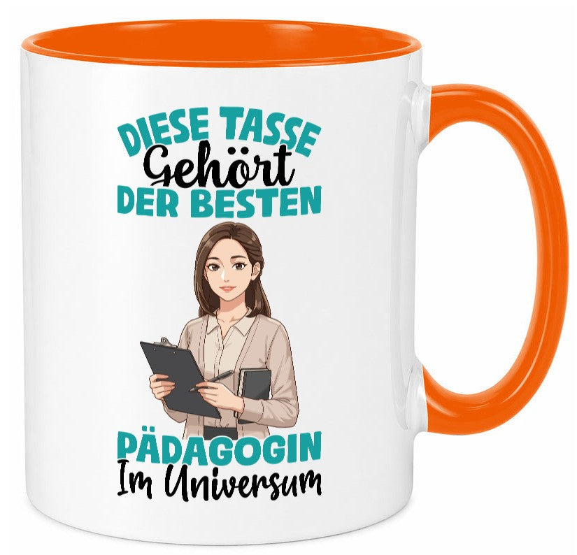 Im Universum: Pädagogin | Pädagogik lustig Humor Geschenkidee Geschenk Tasse