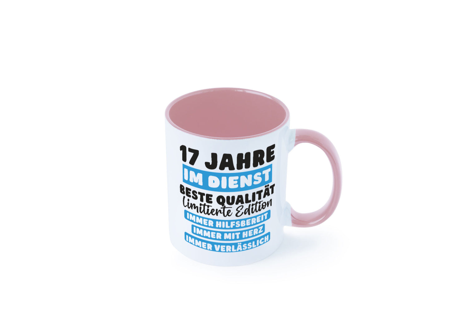 17 Jahre im Dienst | Jubiläum Arbeit v6 Humor Kollegen Büro Geschenkidee Tasse