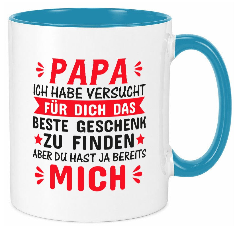 Bestes Geschenk für Papa | Vatertag Tasse Kinder Familie Geschenkidee lustiger