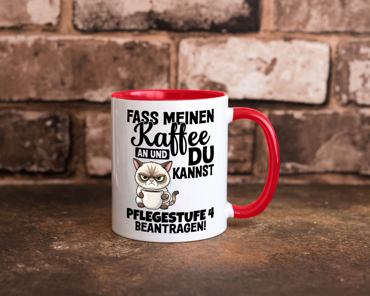 Fass meinen Kaffee an | Pflegestufe 4 Krankenschwester v3 Geschenkidee Humor