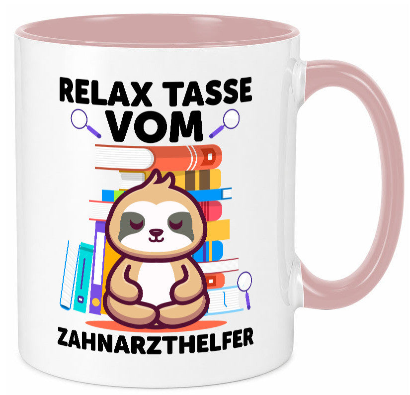 Relax Tasse: Zahnarzthelfer | Zahnmedizin lustig Humor Geschenkidee Geschenk