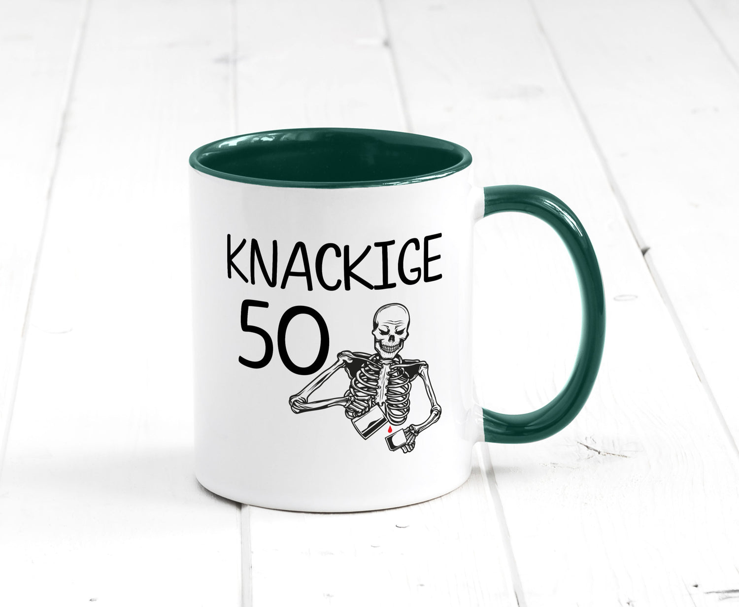 50. Geburtstag | Alt Knackig und Geschenk Geschenkidee lustiger Spruch Tasse