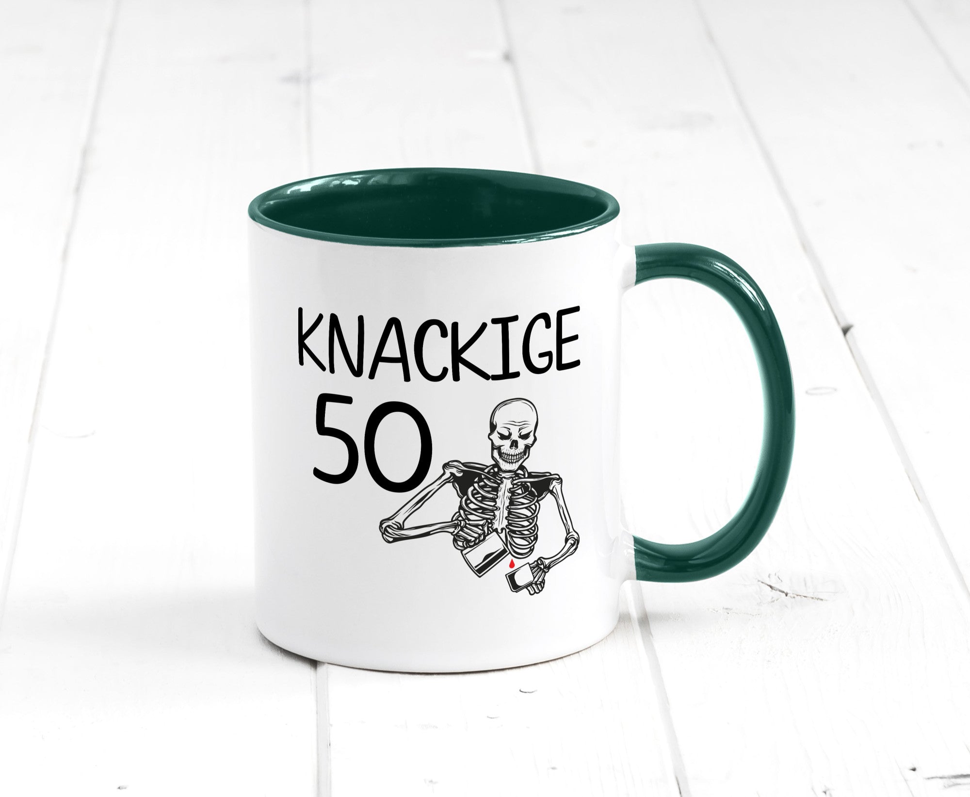 50. Geburtstag | Alt Knackig und Geschenk Geschenkidee lustiger Spruch Tasse