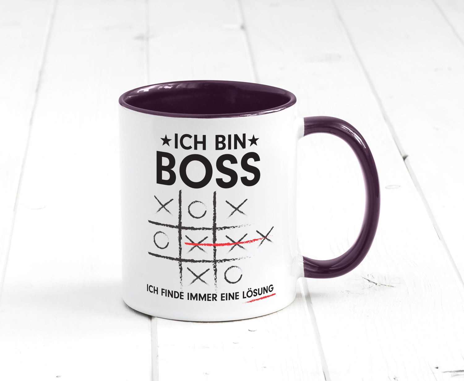 Lösung finden: Boss | Führungskraft Vorgesetzter v2 lustig Humor Geschenkidee