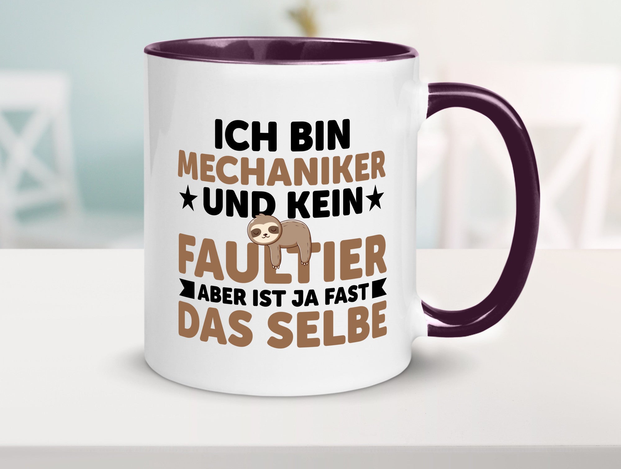 Ich bin kein Faultier: Mechaniker | KFZ Werkstatt Humor Tierliebhaber