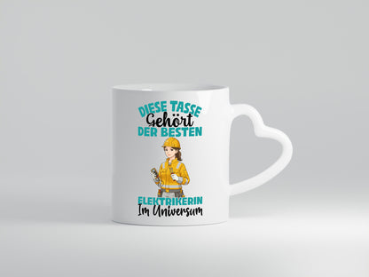 Im Universum: Elektrikerin | Elektronikerin Elektrik Geschenk Humor