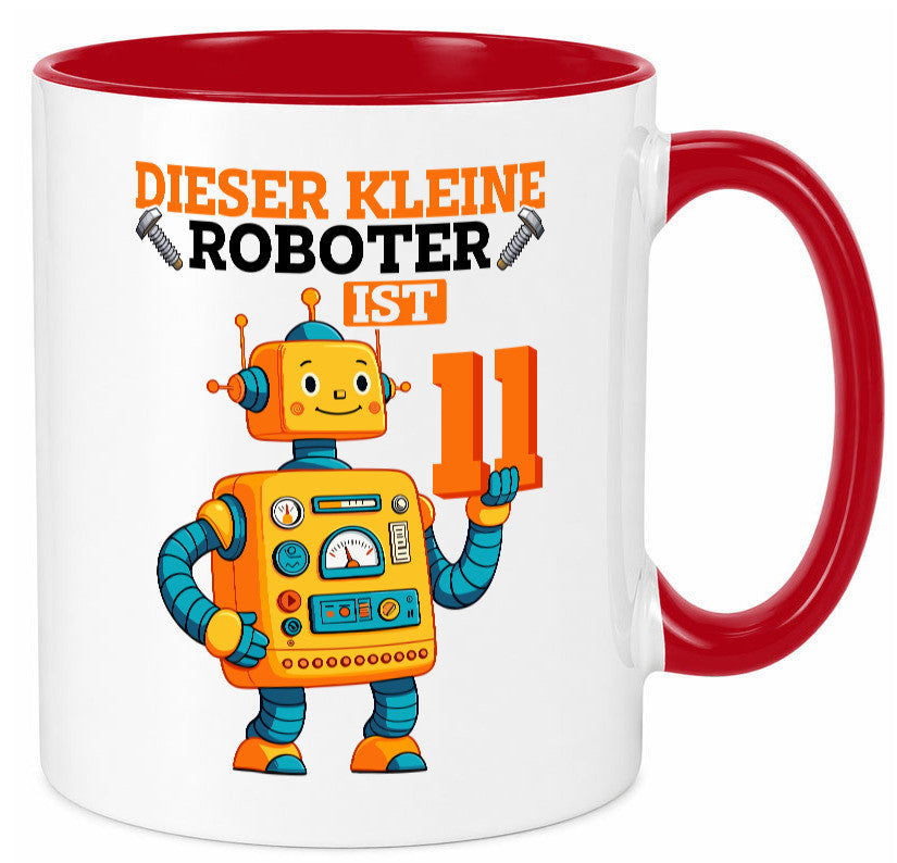 11. Geburtstag | 11 Jahre Roboter Junge Geschenk Geschenkidee lustiger Spruch Tasse