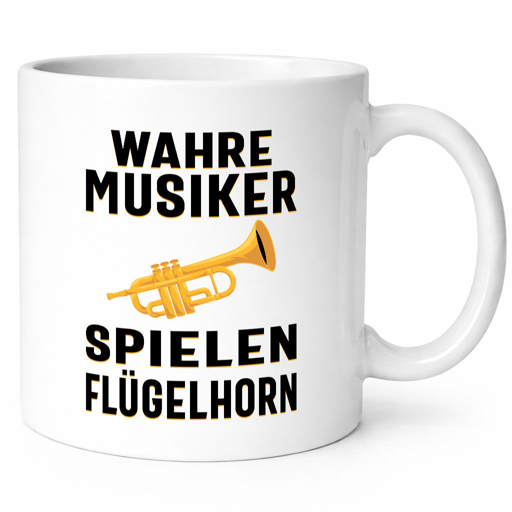 Wahre Musiker spielen Flügelhorn | Trompete Geschenk Humor Geschenkidee