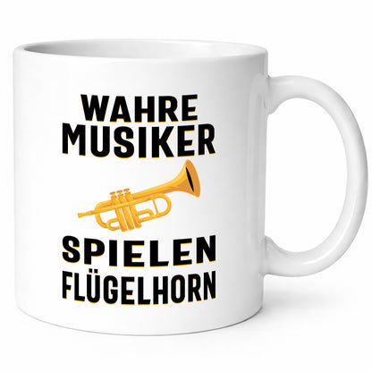 Wahre Musiker spielen Flügelhorn | Trompete Geschenk Humor Geschenkidee