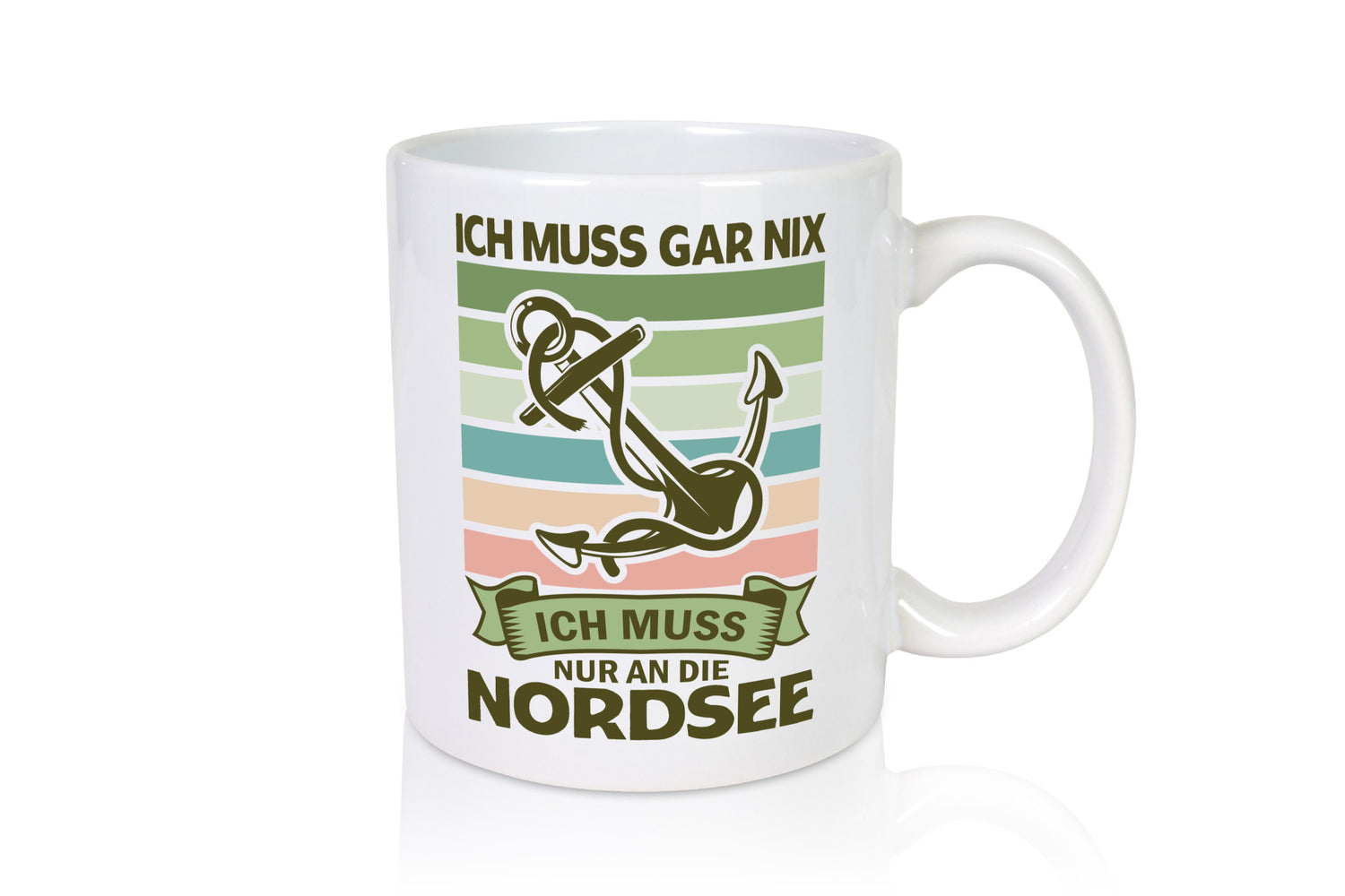 Ich muss gar nix | Nordsee Reisen lustiger Spruch Geschenk Humor Geschenkidee