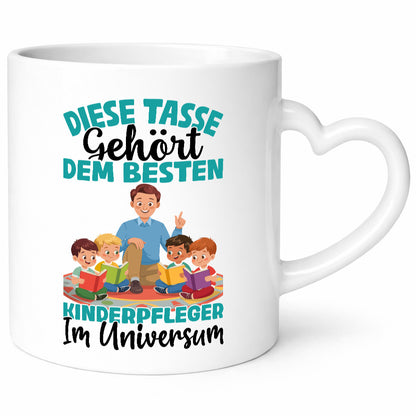Im Universum: Kinderpfleger | Pfleger Kinder lustig Humor Geschenkidee Geschenk