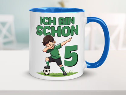 5. Geburtstag | 5 Jahre Fußballer lustiger Spruch Geschenk Geschenkidee Tasse