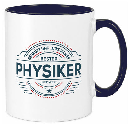 Geprüft und sicher: Physiker | Physik lustiger Spruch Geschenk Humor
