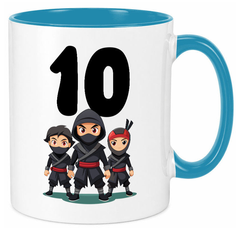 10. Geburtstag | 10 Jahre Ninja Humor Geschenkidee Tasse