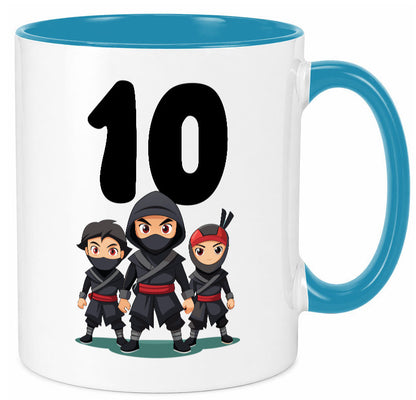 10. Geburtstag | 10 Jahre Ninja Humor Geschenkidee Tasse