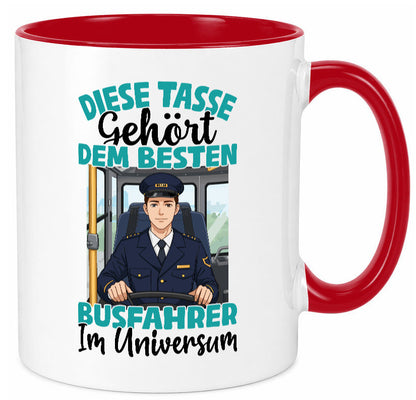 Im Universum: Busfahrer | Berufsfahrer Fahrer lustig Arbeit Kollegen Büro Tasse