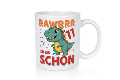 11. Geburtstag | 11 Jahre Raw ich bin schon T-Rex lustiger Spruch Geschenk