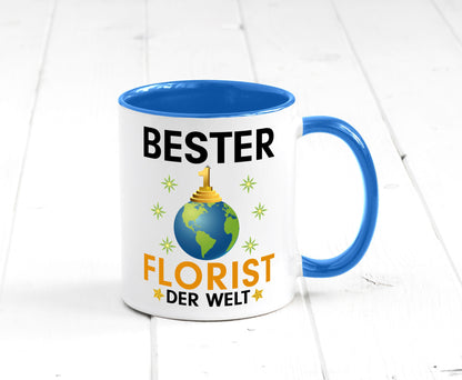 Welt Bester Florist | Blumen Verkäufer Humor Geschenkidee Tasse