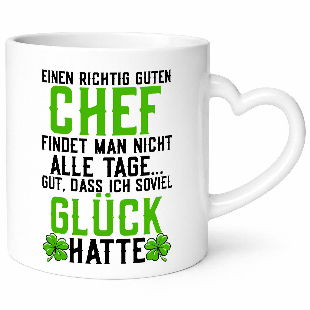 Richtig guter Chef | Dankeschön Arbeit Kleeblatt Geschenkidee Kollegen Büro