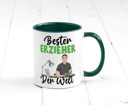 Bester Erzieher | Pädagoge Schule v2 Geschenk Humor Geschenkidee lustiger