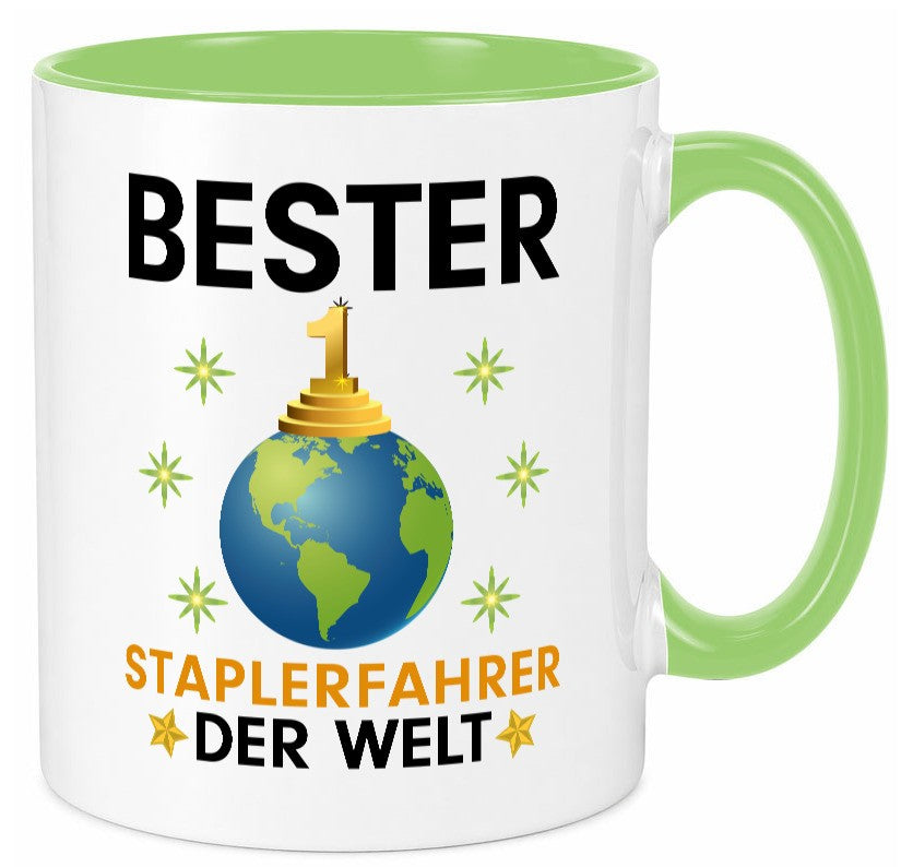 Welt Bester Staplerfahrer | Gabelstapler Fahrer Geschenkidee Humor Tasse
