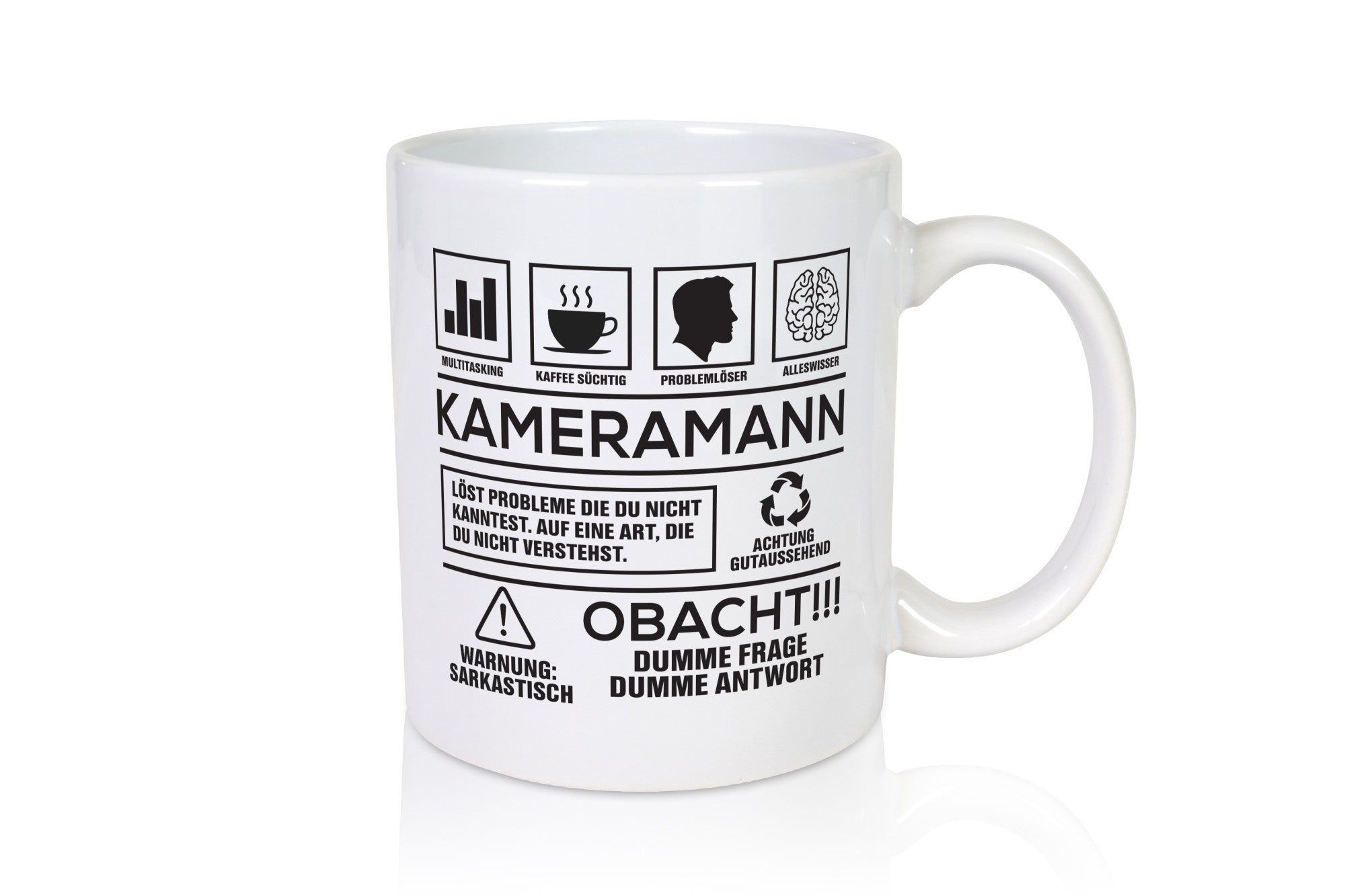 Achtung Probleme Kameramann | Kamera lustiger Spruch Geschenk Humor