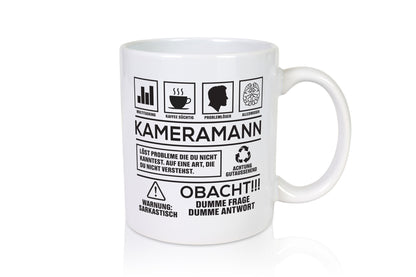 Achtung Probleme Kameramann | Kamera lustiger Spruch Geschenk Humor