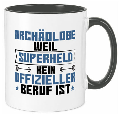 Superheld Archäologe | Archäologie Forscher Geschenkidee Humor Tasse