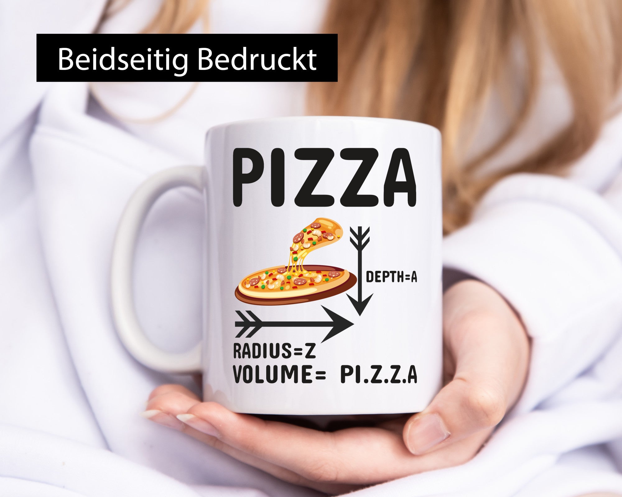 Pizza Tasse | Mathematik Witz Mathe Lehrer lustig Geschenkidee Humor