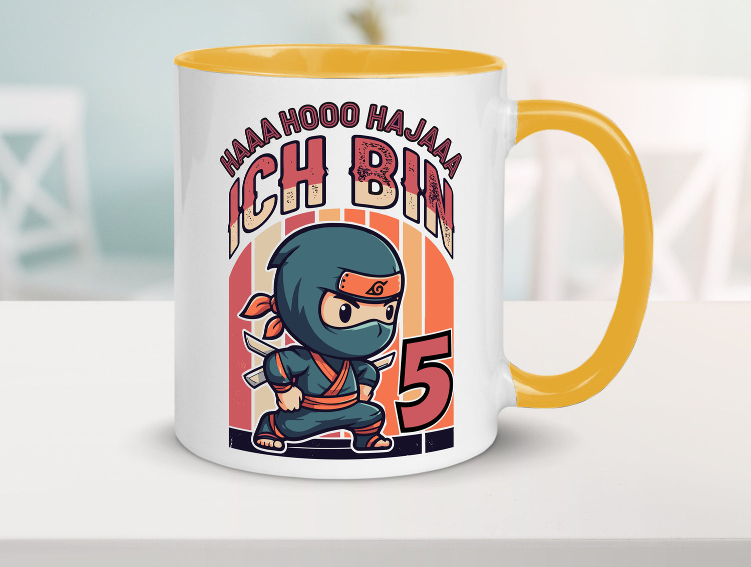 5. Geburtstag | Ninja Junge 5 Jahre Humor Geschenkidee Tasse