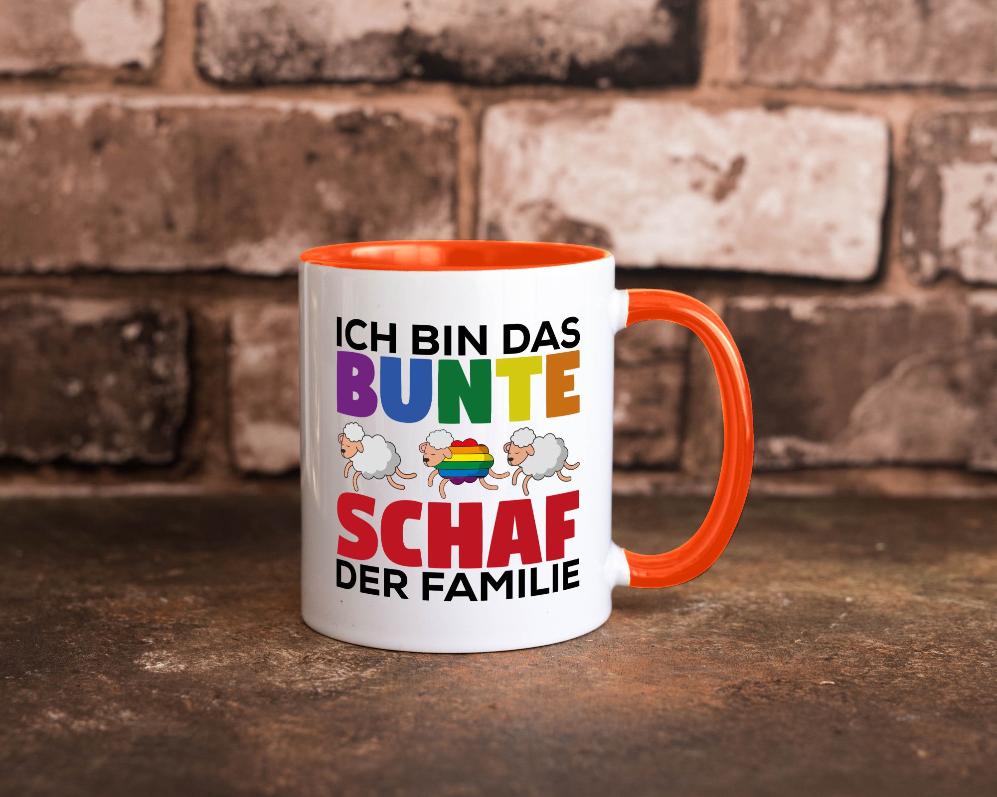 LGBTQ+ Tasse | Buntes Schaf Regenbogen Humor Geschenkidee
