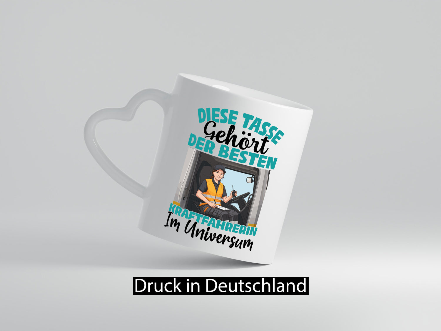 Im Universum: Kraftfahrerin | Lastwagen LKW lustig Humor Geschenkidee Geschenk