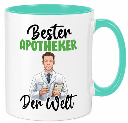 Bester Apotheker | Apotheke Pharmazie v2 Humor Geschenkidee Tasse