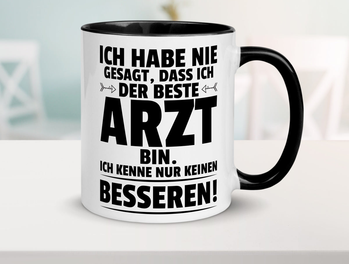 Der Beste Arzt | Medizin Doktor Facharzt lustig Humor Geschenkidee Geschenk Tasse
