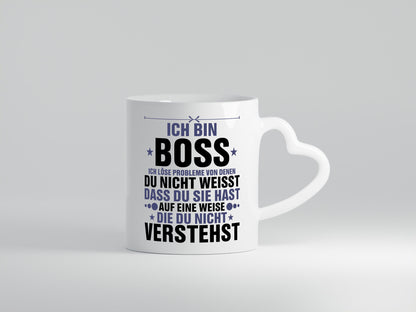 Löse Probleme: Boss | Führungskraft Vorgesetzter Geschenkidee Humor Tasse