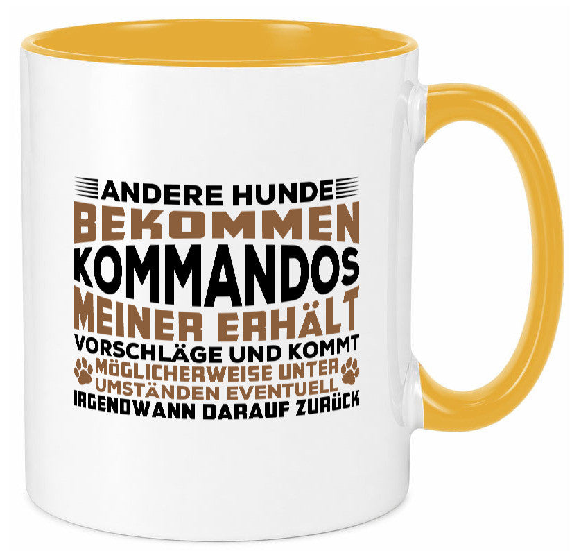 Hunde Training | Hundebesitzer Tasse Hundekommando vl4 Geschenk Tierliebhaber