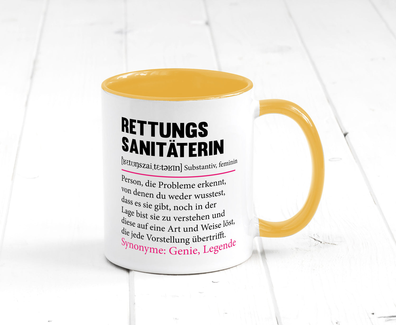Rettungssanitäterin | Beruf Sanitäter Spruch v2 Humor Arbeit Kollegen Büro