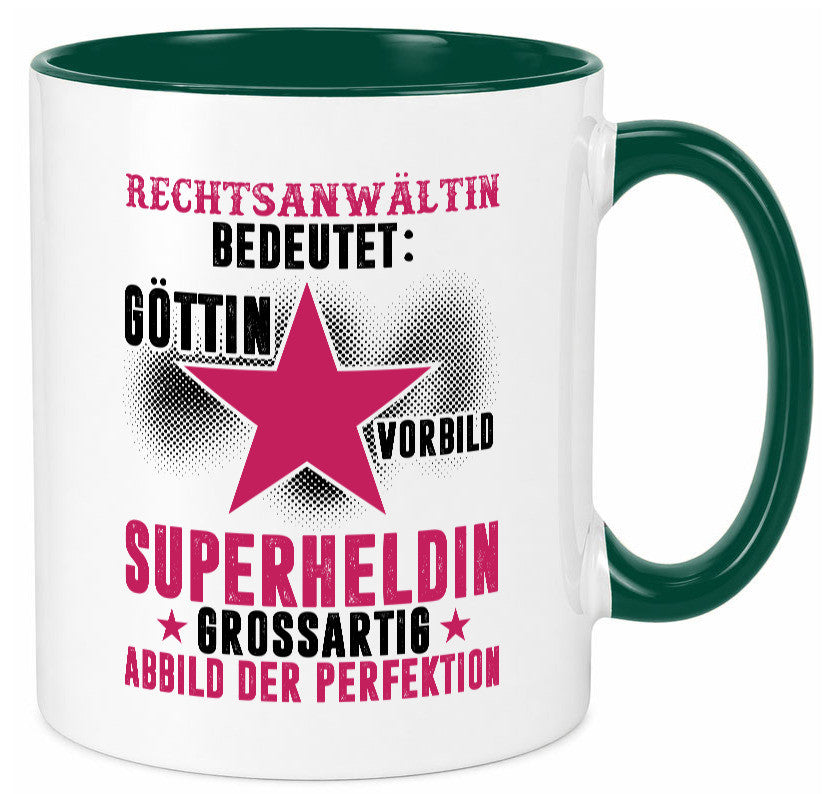 Bedeutung von Rechtsanwältin | Jurstin Anwältin Humor Geschenkidee Tasse