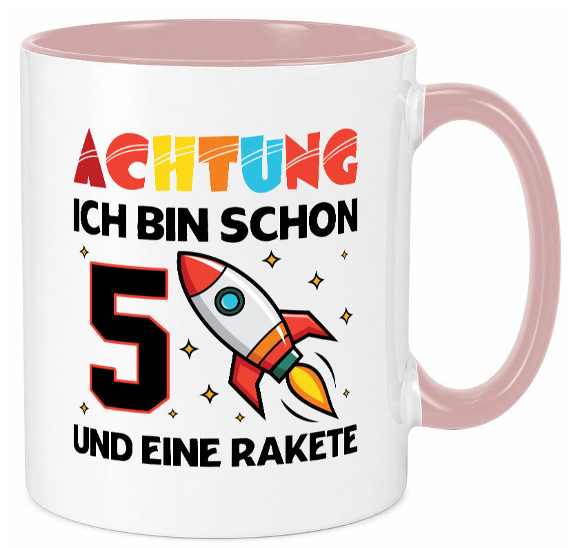 5. Geburtstag | Rakete Weltraum 5 Jahre Galaxy lustig Geschenkidee Geschenk