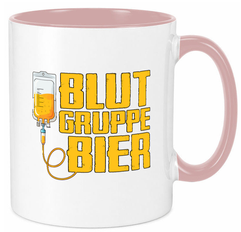 Blutgruppe Bier | Saufen Trinken Biertrinker Humor Geschenkidee Tasse