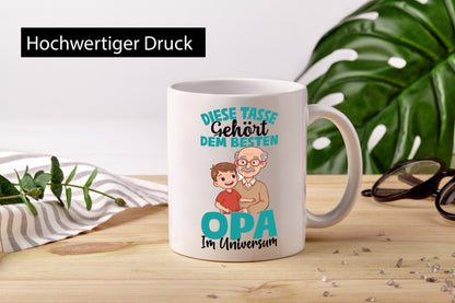 Im Universum: Opa | Großvater Enkel Familie Geschenk Geschenkidee lustiger