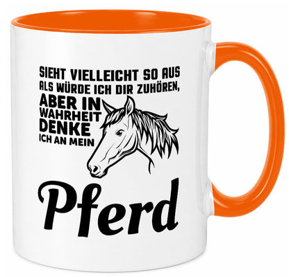 Pferde Spruch | Reiterin Tasse Pferdesport Reiten Humor Geschenkidee