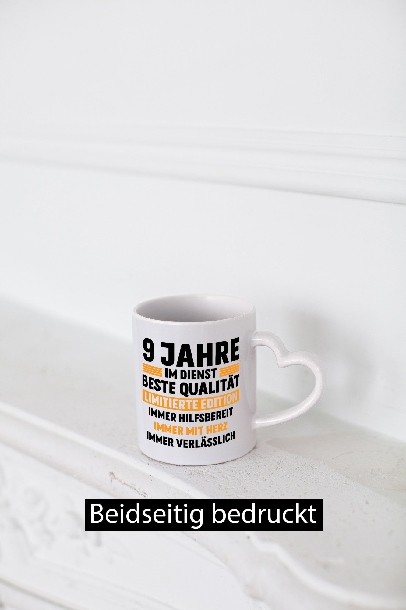 9 Jahre im Dienst | Jubiläum Arbeit v2 Geschenk Kollegen Büro lustiger Spruch