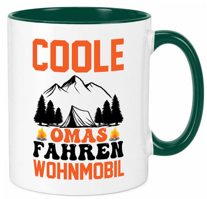 Coole Omas Fahren Wohnmobil | Camping lustig Familie Geschenkidee Geschenk Tasse