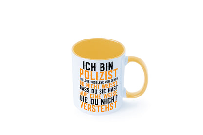 Ich bin Polizist | Polizei Beruf Job lustiger Spruch Geschenk Arbeit Kollegen