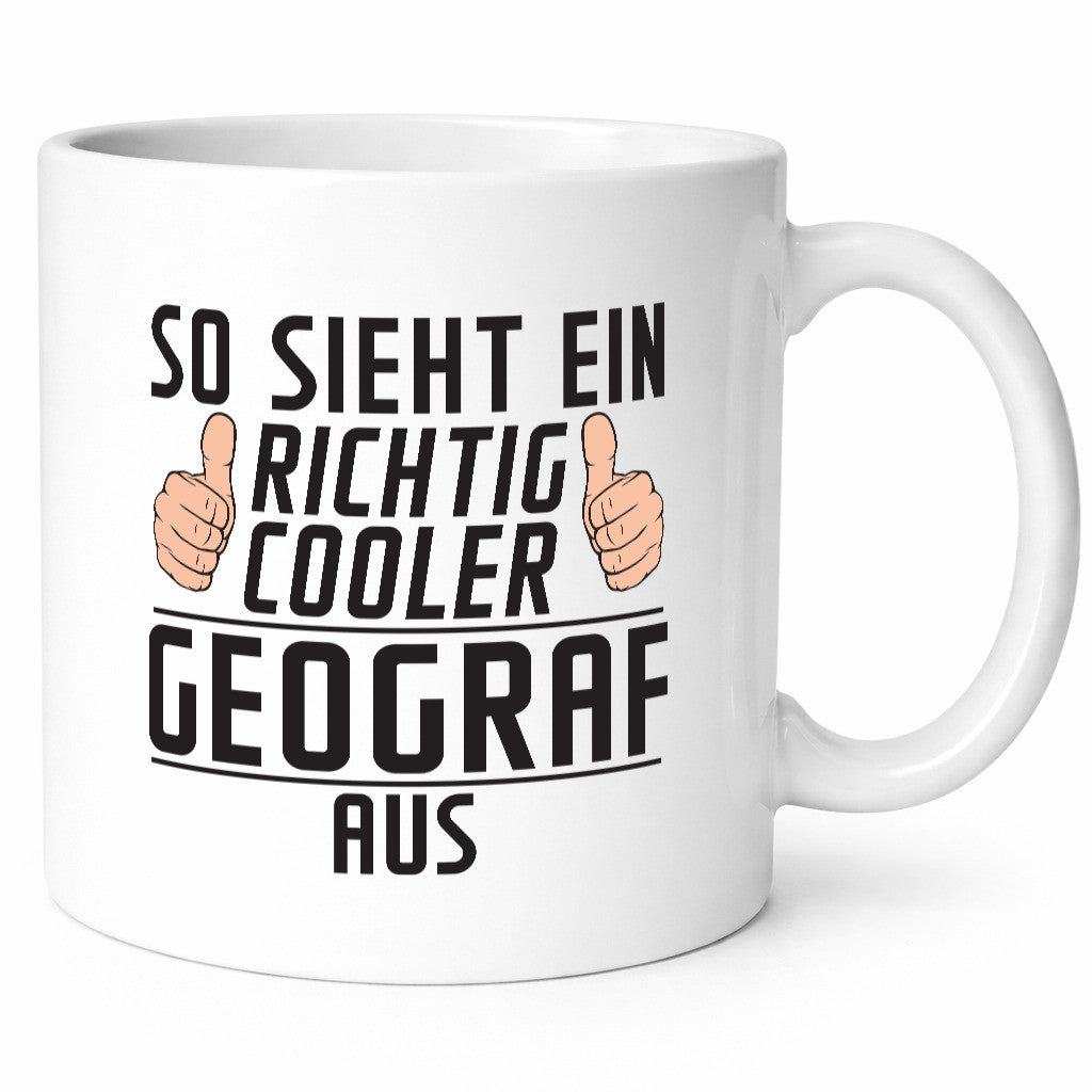 Richtig Cooler Geograf | Geografie lustiger Spruch Geschenk Humor Geschenkidee