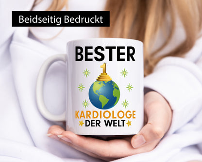 Welt Bester Kardiologe | Kardiologie Humor Geschenkidee Tasse