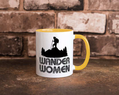 Wander Woman | Wandern Berge Geschenk Familie Geschenkidee lustiger Spruch Tasse